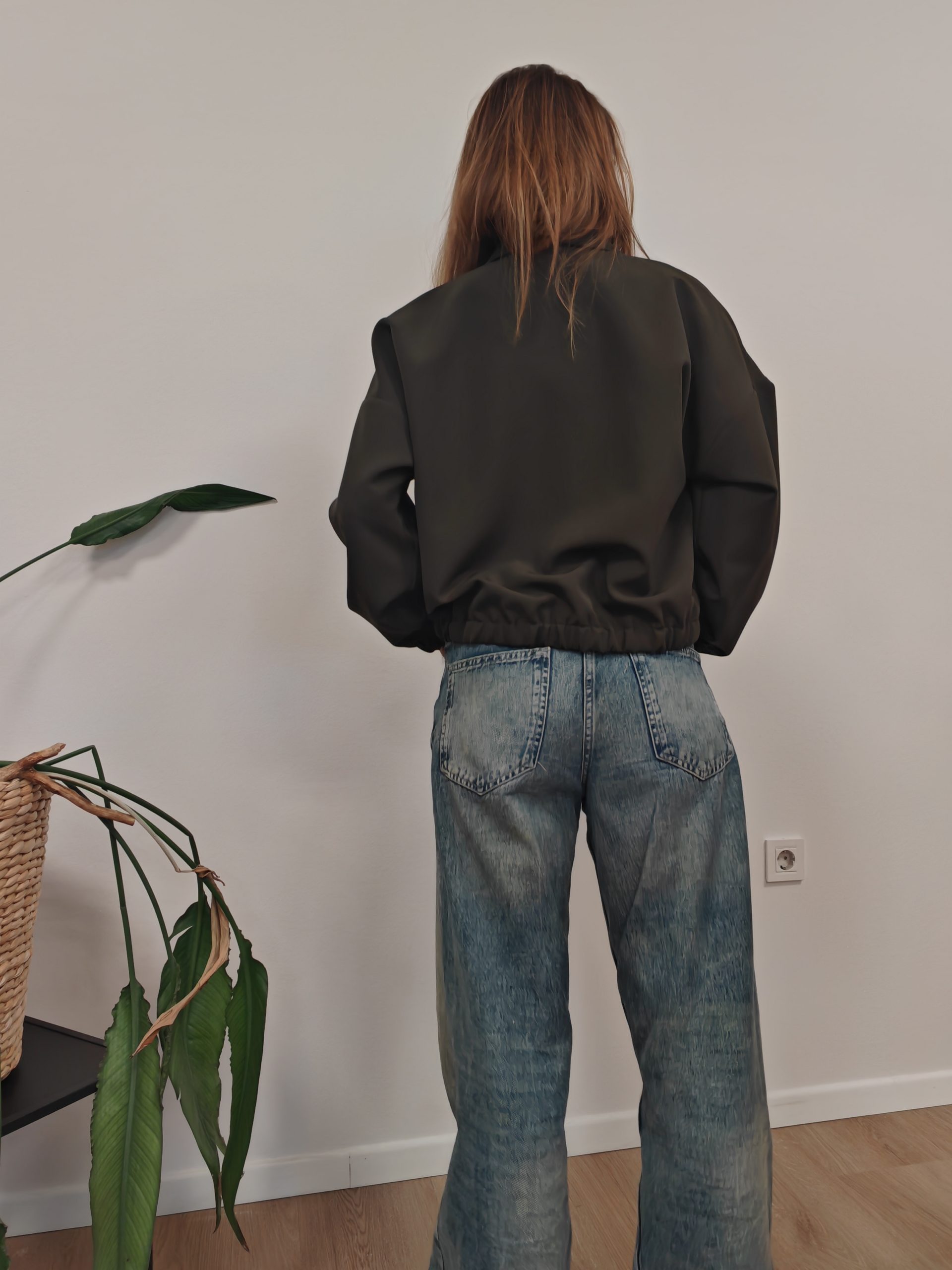 Bomber srajčna jakna_Zelena - Image 2